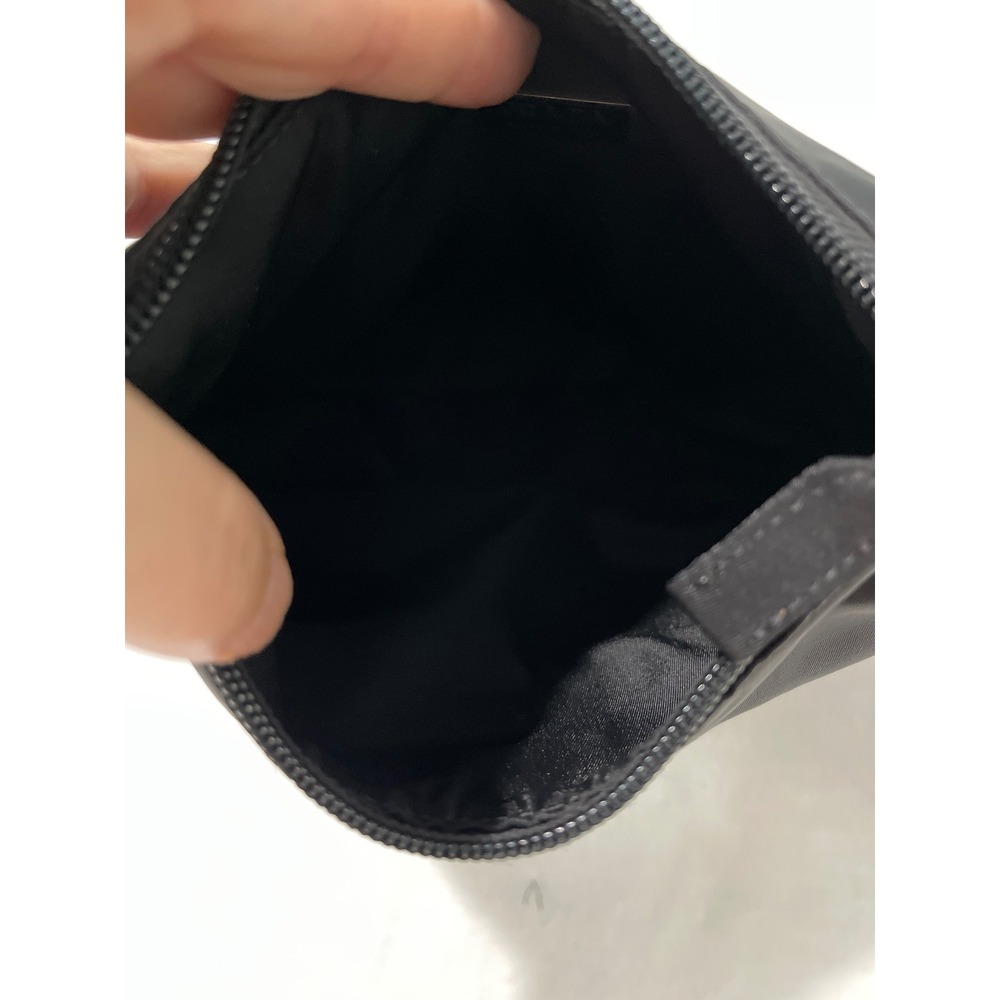 Vtg Prada Black Tessuto Nylon Mini Hobo Shoulder Bag Logo Y2K Italy COA - Picture 9 of 13